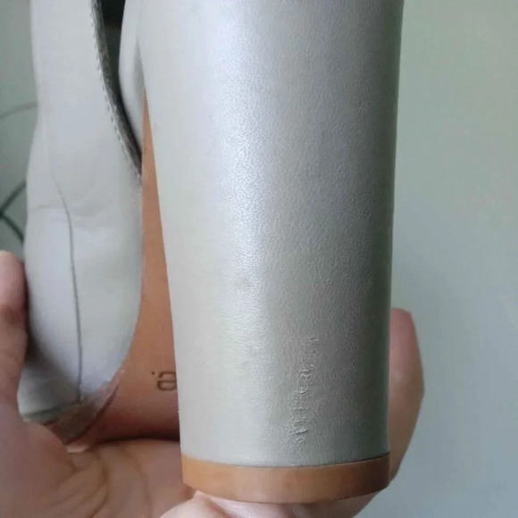 Vince High  Heeled Sling back Mule Shoe with Ankle Strap - Picture 9 of 10